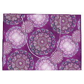 Kardinal Red Rosace Große Geschenktüte (Rückseite)