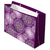 Kardinal Red Rosace Große Geschenktüte (Vorderseite Schrägansicht)