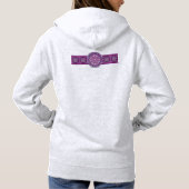 Kardinal Red Rosace Hoodie (Rückseite)