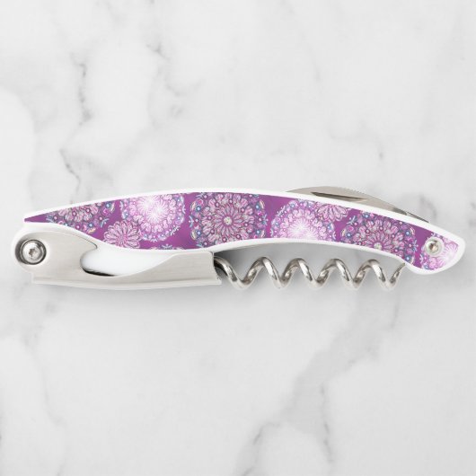 Kardinal Red Rosace Kellnermesser (Vorderseite)