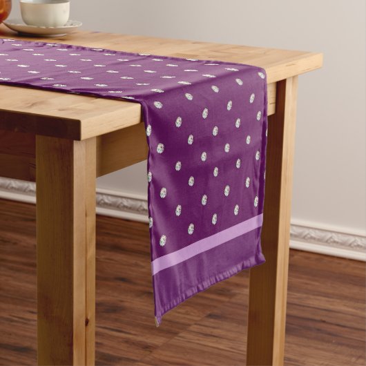 Kardinal Red Rosace Kurzer Tischläufer (Beispiel)