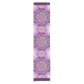 Kardinal Red Rosace Kurzer Tischläufer (Vorderseite)