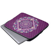 Kardinal Red Rosace Laptopschutzhülle (Vorne Knopf)