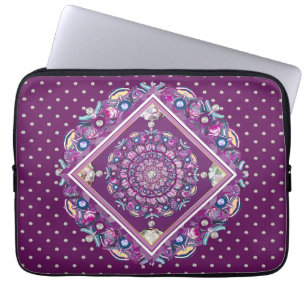 Kardinal Red Rosace Laptopschutzhülle