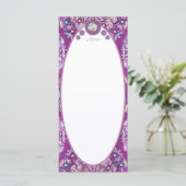 Kardinal Red Rosace Menükarte (Stehend Vorderseite)