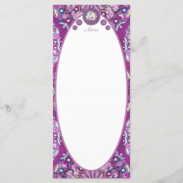 Kardinal Red Rosace Menükarte