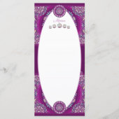 Kardinal Red Rosace Menükarte (Vorderseite)