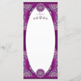 Kardinal Red Rosace Menükarte