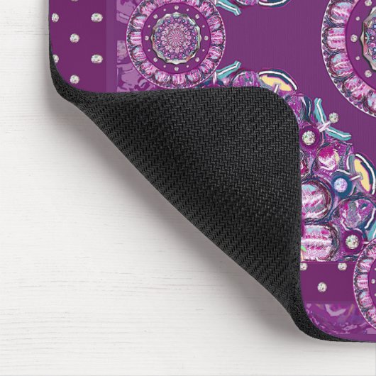 Kardinal Red Rosace Mousepad (Ecke)