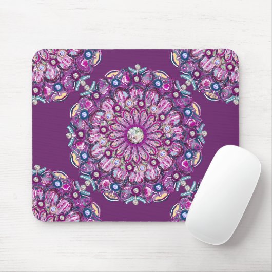 Kardinal Red Rosace Mousepad (Mit Mouse)