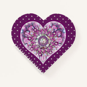 Kardinal Red Rosace Notizblock