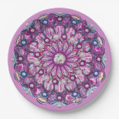 Kardinal Red Rosace Pappteller (Vorderseite)