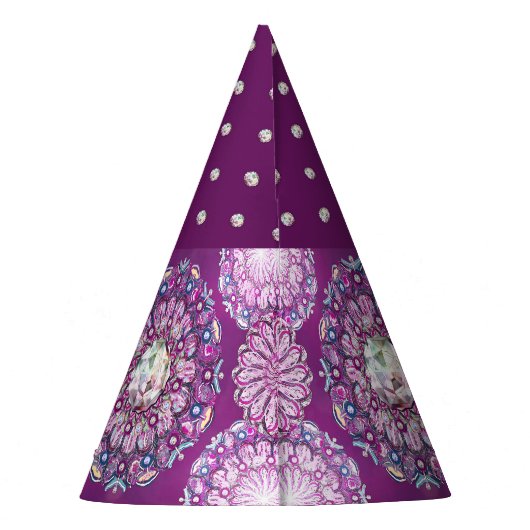 Kardinal Red Rosace Partyhütchen (Rückseite)