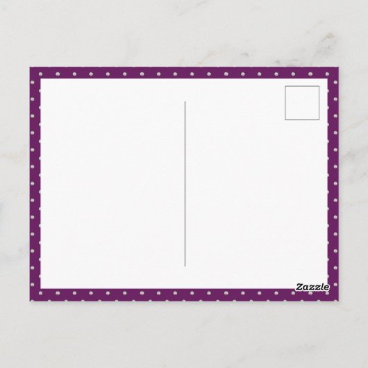 Kardinal Red Rosace Postkarte (Rückseite)