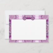 Kardinal Red Rosace RSVP Karte (Rückseite)