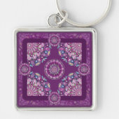 Kardinal Red Rosace Schlüsselanhänger (Vorne)