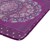 Kardinal Red Rosace Schneidebrett (Ecke)