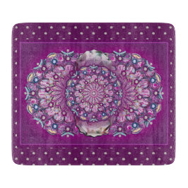 Kardinal Red Rosace Schneidebrett