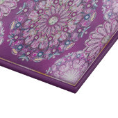 Kardinal Red Rosace Schneidebrett (Ecke)