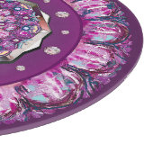 Kardinal Red Rosace Schneidebrett (Ecke)