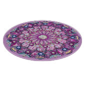 Kardinal Red Rosace Schneidebrett (Ecke)