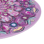 Kardinal Red Rosace Schneidebrett (Ecke)