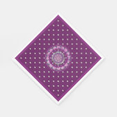 Kardinal Red Rosace Serviette (Ecke)