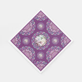 Kardinal Red Rosace Serviette (Ecke)