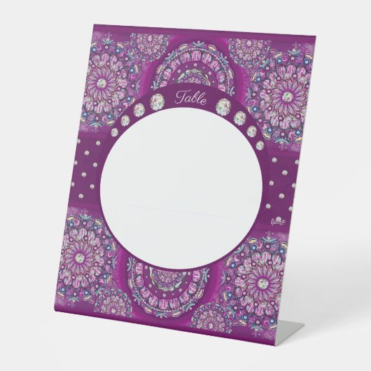 Kardinal Red Rosace Sockelschild (Vorderseite)