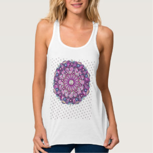 Kardinal Red Rosace Tank Top