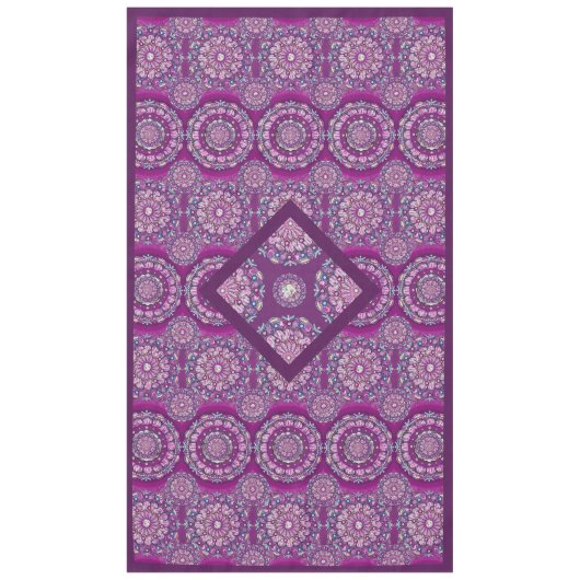 Kardinal Red Rosace Tischdecke (Vorderseite)