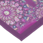 Kardinal Red Rosace Tischdecke (Schrägansicht)