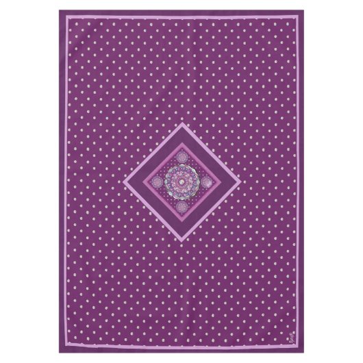 Kardinal Red Rosace Tischdecke (Vorderseite)