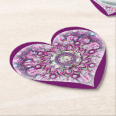 Kardinal Red Rosace Untersetzer (angewinkelt)