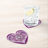 Kardinal Red Rosace Untersetzer (Vor Ort)