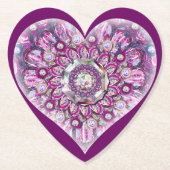 Kardinal Red Rosace Untersetzer (Vorderseite)