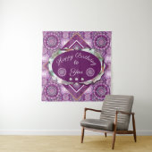 Kardinal Red Rosace Wandteppich (Beispiel)