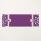 Kardinal Red Rosace Yogamatte (Rückseite (Horizontal))