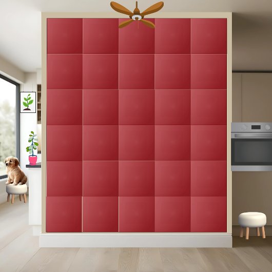 Kardinal Red Solid Color Keramik Tile Fliese