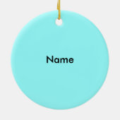 Kardinal Ribbons Zollschmuck Keramik Ornament (Hinten)