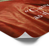 Kardinal Richelieu Zitat Poster (Ecke)