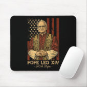Kardinal Robert Francis Prevost Pope Leo Xiv Ameri Mousepad (Mit Mouse)