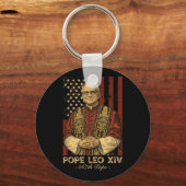 Kardinal Robert Francis Prevost Pope Leo Xiv Ameri Schlüsselanhänger (Vorderseite)