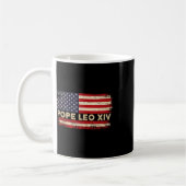 Kardinal Robert Prevost Pope Leo Xiv Fahne 2025 Kaffeetasse (Links)