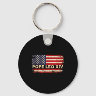 Kardinal Robert Prevost Pope Leo Xiv Fahne 2025 Schlüsselanhänger
