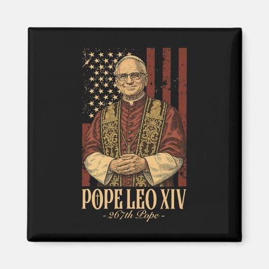 Kardinal Robert Prevost Pope Leo Xiv Magnet (Vorne)