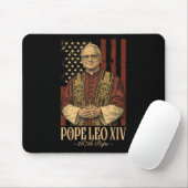 Kardinal Robert Prevost Pope Leo Xiv Mousepad (Mit Mouse)