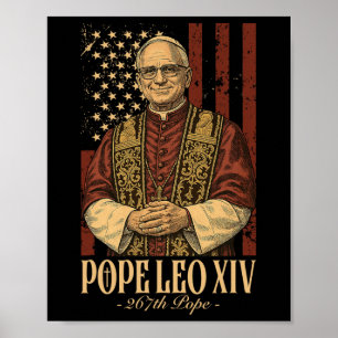 Kardinal Robert Prevost Pope Leo Xiv Poster