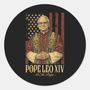 Kardinal Robert Prevost Shirt Papst Leo Xiv 5 Runder Aufkleber