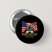 Kardinal Robert Prevost Shirt Papst Leo Xiv für Mä Button (Vorne & Hinten)